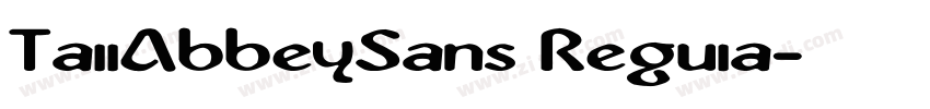 Ta11AbbeySans Regu1a字体转换